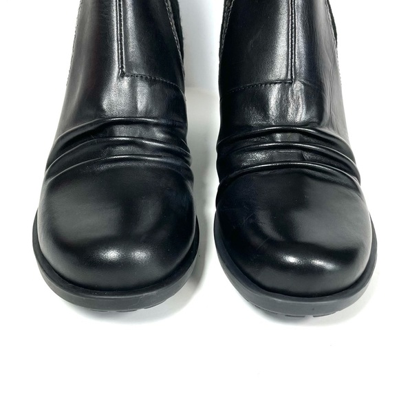Earth Denali Aspect Ankle Boots Black Leather - Picture 6 of 12